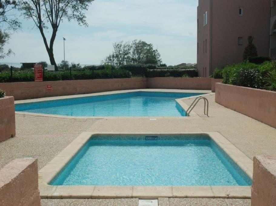 Amouvera C14, T2 Vue Mer, Piscine, Clim, Parking Агд Екстер'єр фото